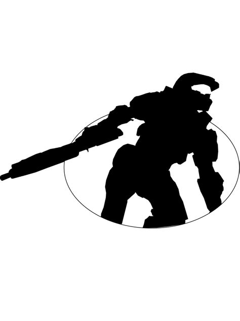 Halo Silhouette by FloppyNovice on DeviantArt