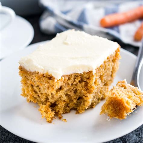 Easy Carrot Cake Recipe with Cream Cheese Frosting (Nut-free)