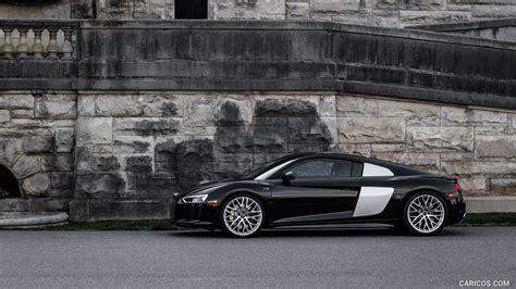 2017 Audi R8 V10 (Black, US-Spec) | Side