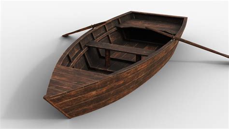 3D asset Old Wooden Boat | CGTrader