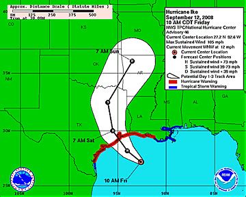 Hurricane Ike Set to Slam Texas Coast; Thousands Flee