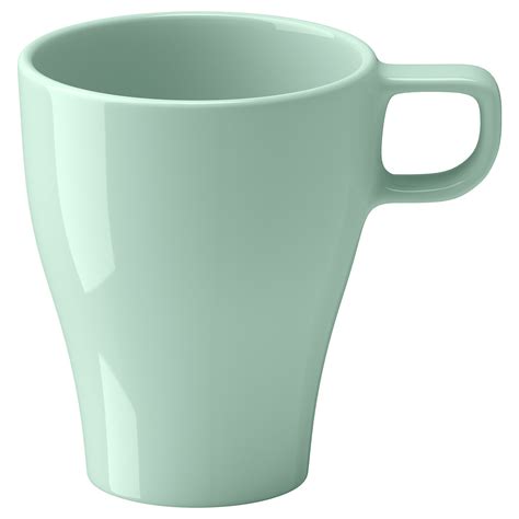 FÄRGRIK Mug, light green - IKEA