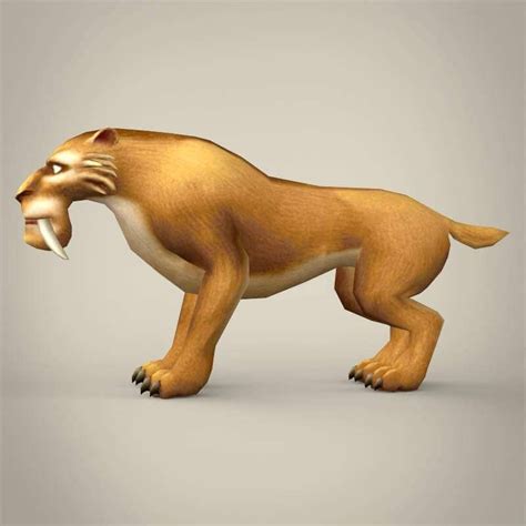 Lion from Ice Age - 3D Model by 3dseller