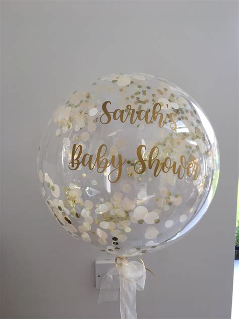 Personalised Baby shower confetti balloon - The Little Balloon Company