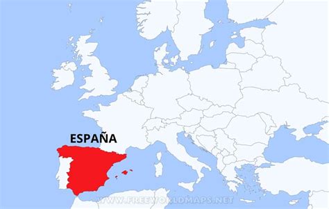 Mapa físico de España