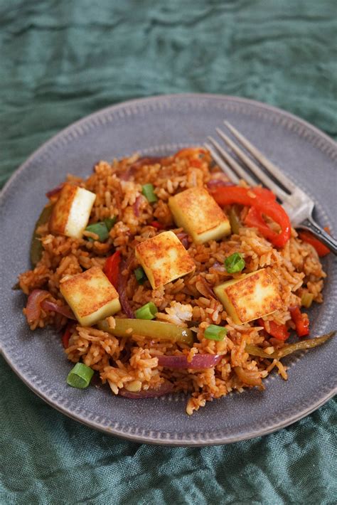 Chilli Paneer Fried Rice - Easy One Pot Meal- Some Indian Girl