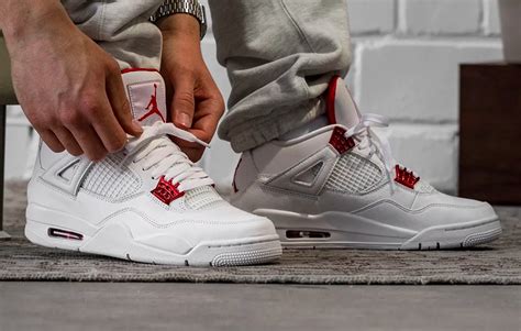 Air Jordan 4 Red Metallic Dropping at International Retailers This ...