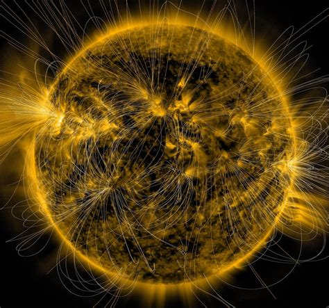 Magnetic sun: Nasa releases stunning image of Sun's magnetic field