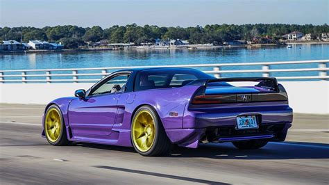 Custom Ultraviolet Purple Acura NSX with Gold Rims - ModifiedX