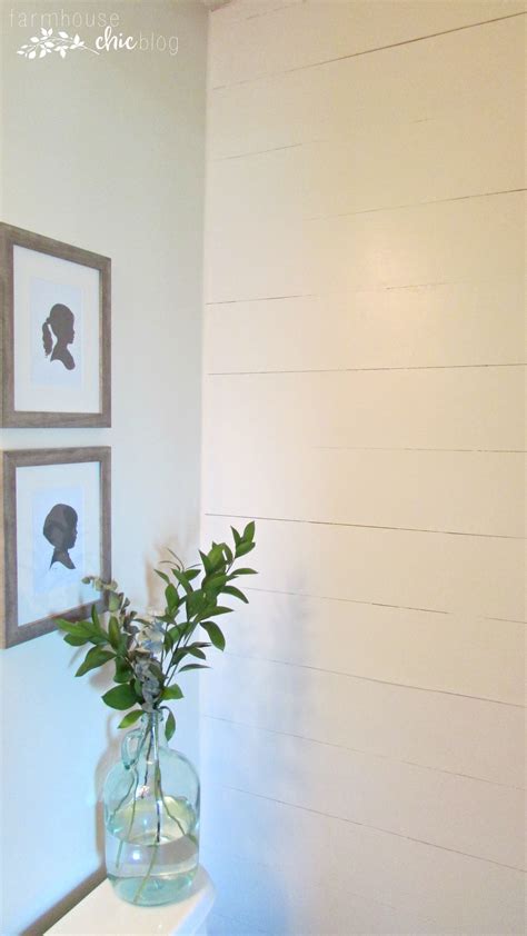 Faux Planked Wall from Glamorous, Affordable Life