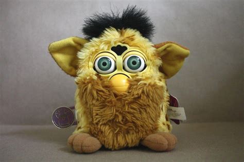 Original Furby Tiger Electronics 1998 Yellow Spotted Cheetah Leopard ...