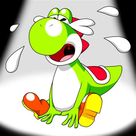 Yoshi crying by geriojapa on DeviantArt