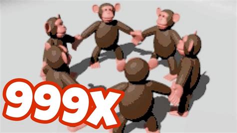 Happy Monkey Circle meme (Speed 999x) - YouTube