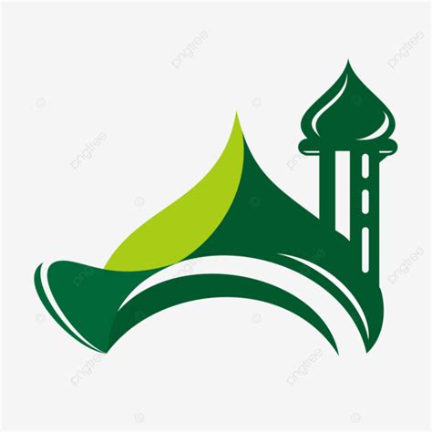 Modern Green Mosque Logo Design Vector, Mosque, Dome Logo, Islamic PNG ...