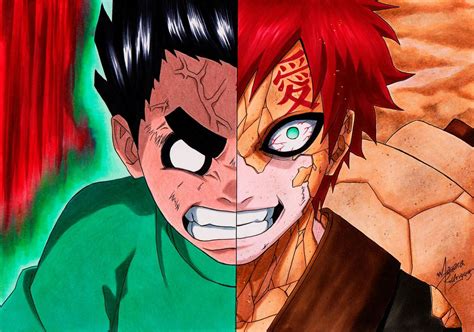 Rock Lee Vs Gaara Wallpapers - Wallpaper Cave