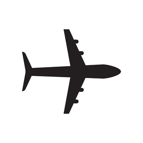 airplane logo vector 13784030 Vector Art at Vecteezy