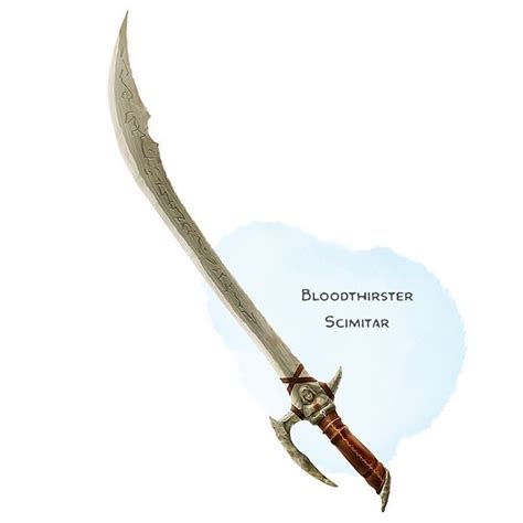 ⚔️ 𝗡𝗲𝘄 𝗶𝘁𝗲𝗺! Bloodthirster Scimitar Weapon (scimitar), very rare ...