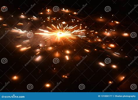 Diwali Festival Fireworks and Crackers, India Stock Image - Image of ...