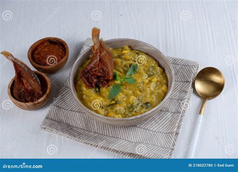 Tinutuan or Bubur Manado Porridge Stock Photo - Image of rustic, vegan ...