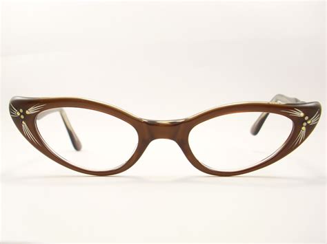 Vintage Eyeglasses Frames Eyewear Sunglasses 50S: Vintage Cat Eye ...