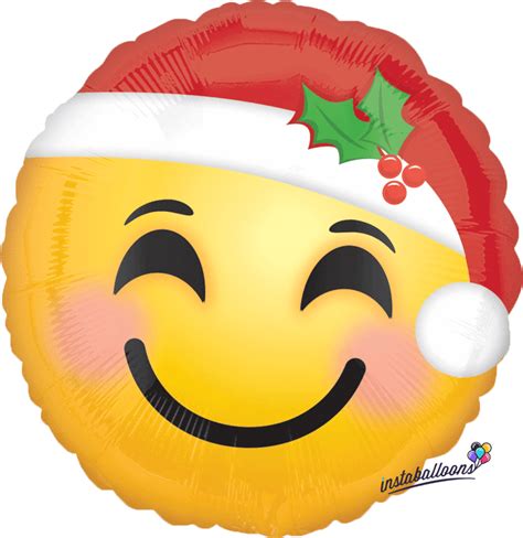 Christmas Smiley Face Emoji Clipart Emoji Png Files Etsy Canada ...