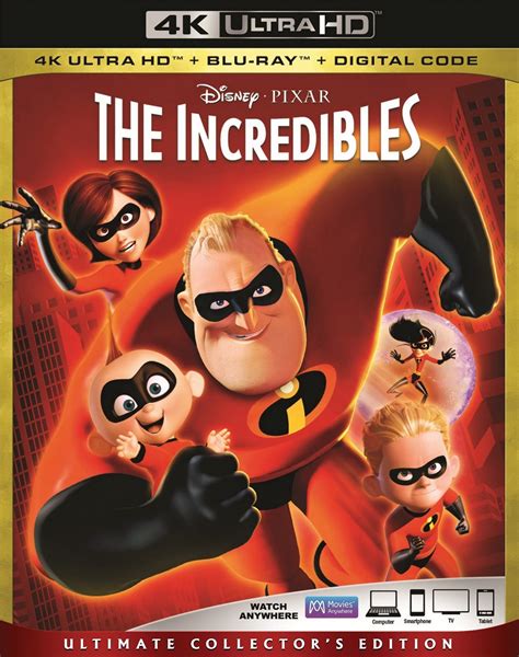 The Incredibles 4K (2004) Ultra HD Blu-ray