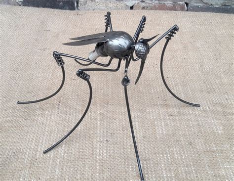 Metal Sculpture Mosquito. Mosquito Statuette Gnat Figurine - Etsy