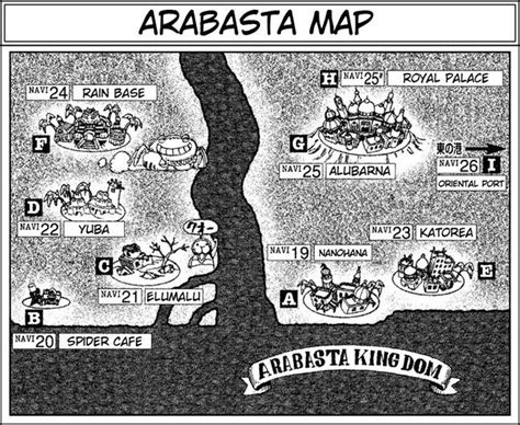 Alabasta Kingdom Map | Explore the Land of One Piece