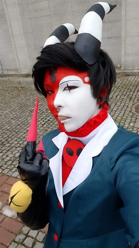 More of my Blitzo Cosplay | Helluva Boss Amino