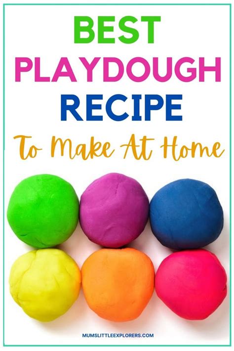 Best Home-Made Playdough Recipe To Make At Home - Mum's Little Explorers