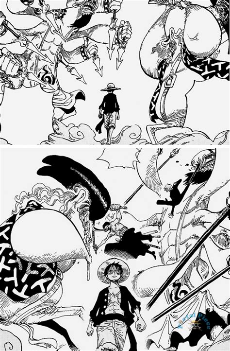 Luffy Getting ready to use HAKI #one piece manga One Piece Manga, The ...