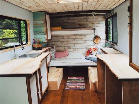 Single Mom Transforms Step Van into Gorgeous RV | Step van, Van ...