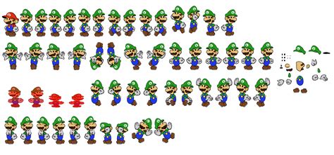 Paper Mario Sprite Sheet