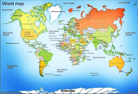 world map - Free Large Images | maps | Pinterest | Social studies and ...