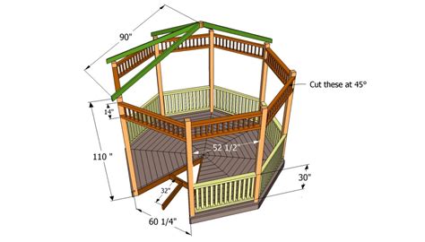 Gazebo plans free | HowToSpecialist - How to Build, Step by Step DIY Plans