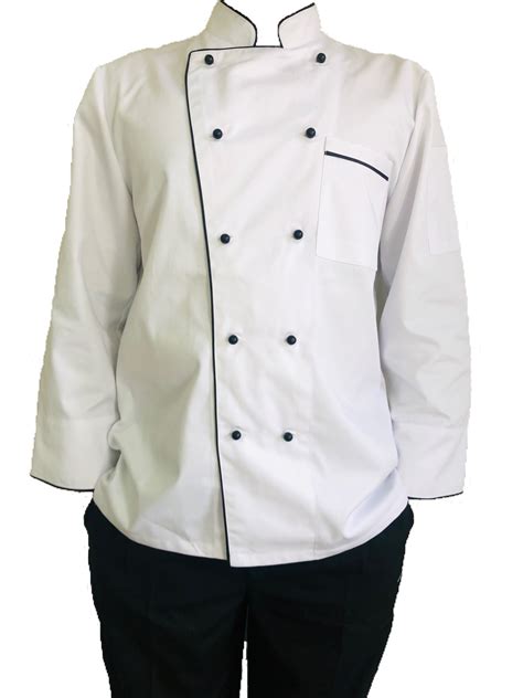 Chef Jackets Classic White - Unisex Chef Uniforms Australia