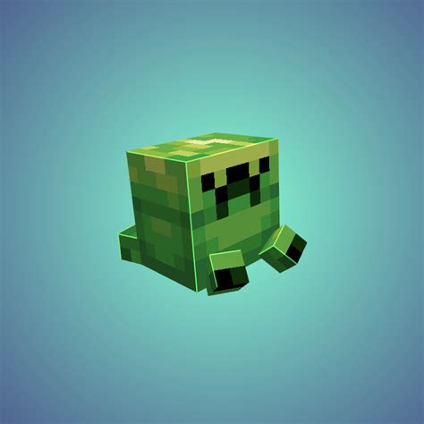 I made a baby creeper : r/Minecraft