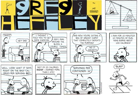 The Big Nate comic for July 29th 2018, but it's Greg Heffley ...