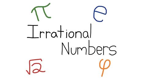 Irrational Numbers Examples Math