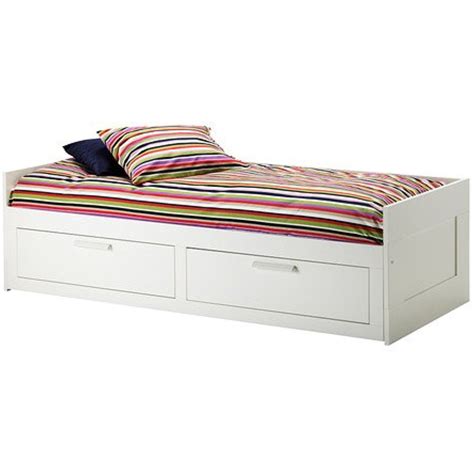 Ikea Twin size Daybed frame with 2 drawers, white 18210.82623.218 ...