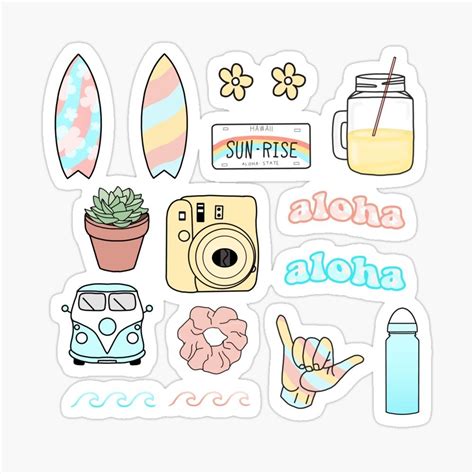 Pin by Maggie on Aesthetic stickers in 2020 | Homemade stickers, Print ...