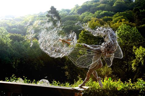 These Fantasy Wire Sculptures By Robin Wight Are From a Fairy World