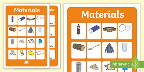 Material Properties Matching Cards (teacher made) - Twinkl