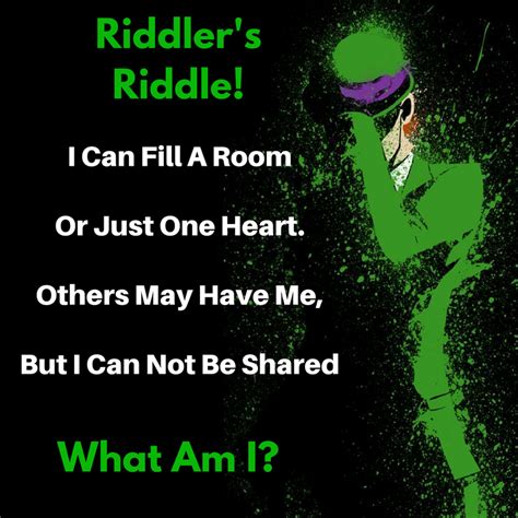 7 Best Riddles by The Riddler - Can You Solve These Riddles? | Riddler ...