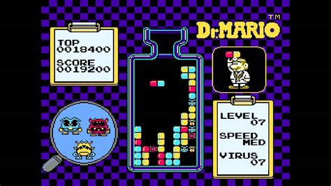 Dr. Mario [NES] Gameplay Part 1 - YouTube