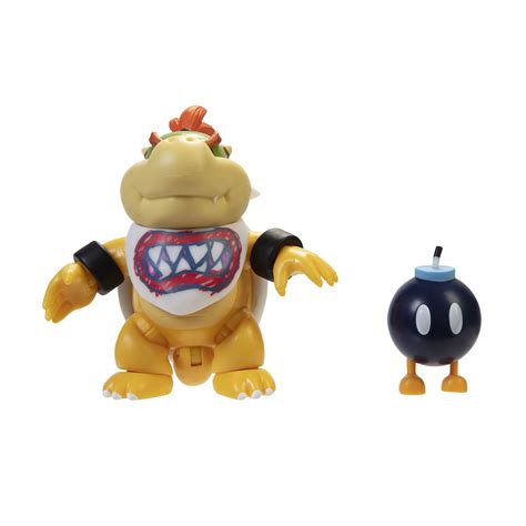 SUPER MARIO World Of Nintendo Bowser With Paint Brush Action Figure, 4 ...