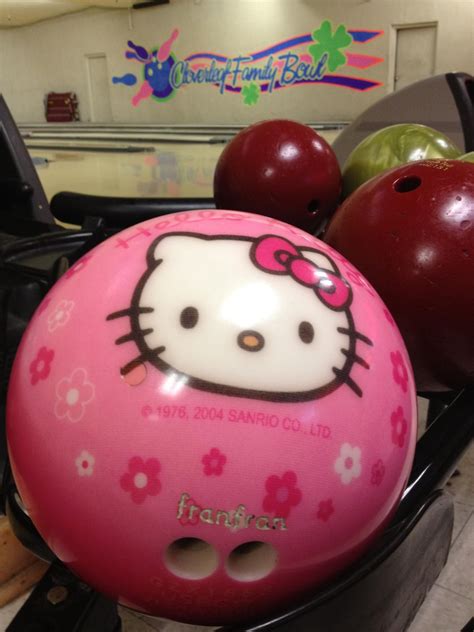 My Hello Kitty Bowling Ball | Hello kitty merchandise, Hello kitty ...