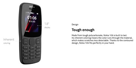 Nokia 106 Dual Sim with(PTA Approved) price in Pakistan at Symbios.PK