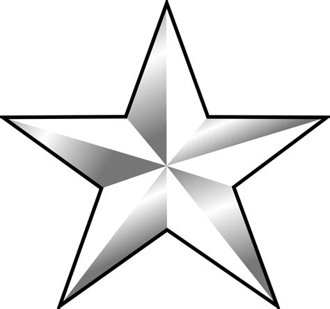 One - 1 Star General Rank Clipart - Full Size Clipart (#5267626 ...