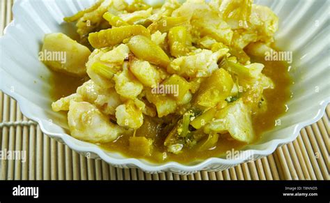 South Indian hake curry, Keralan fish curry Stock Photo - Alamy